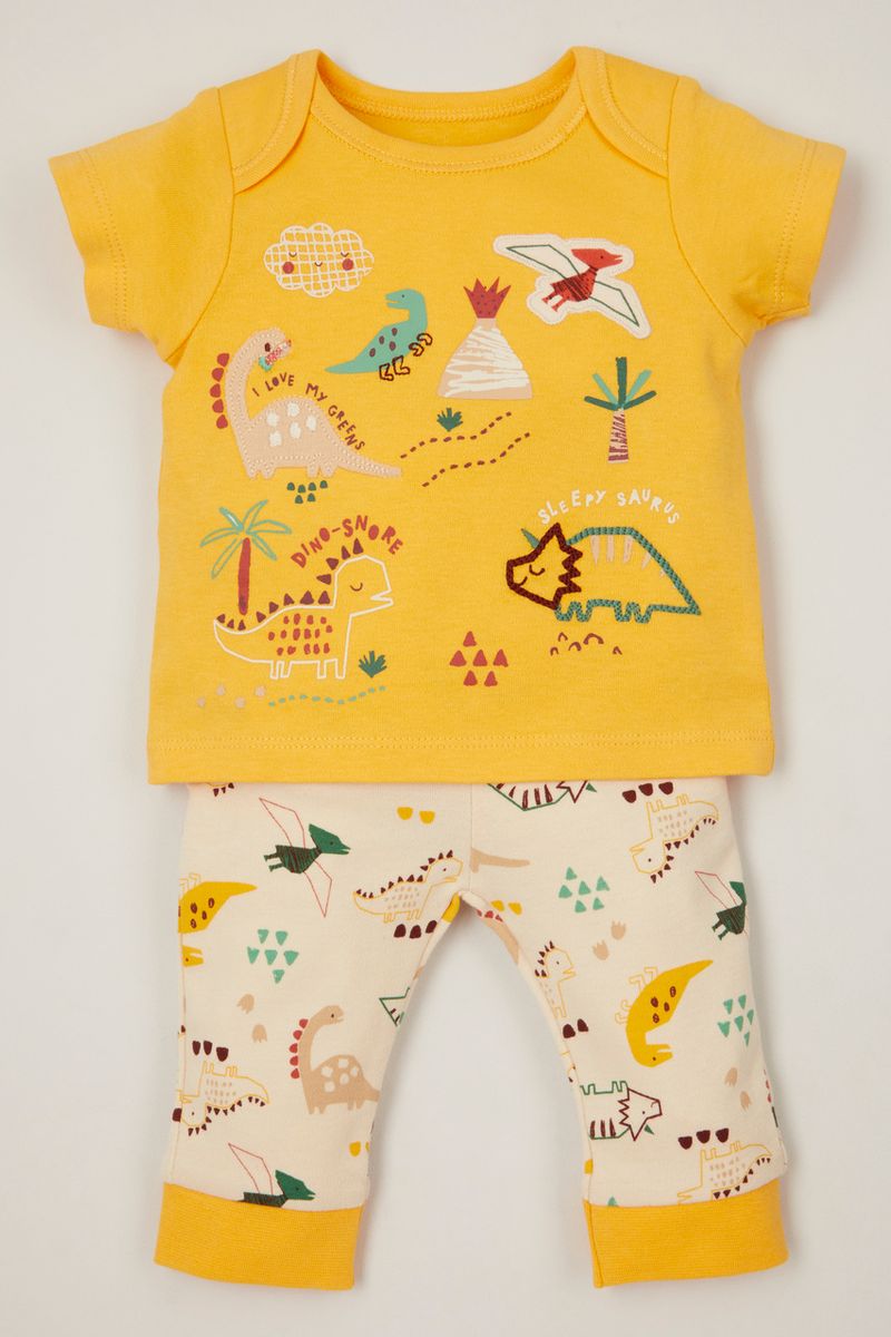 Yellow Dinosaur pyjamas