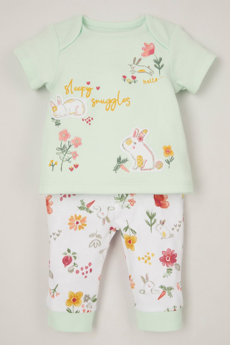 Green Bunny pyjamas