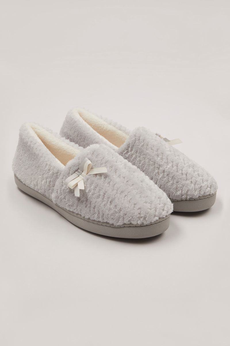 Grey Comfort Slippers