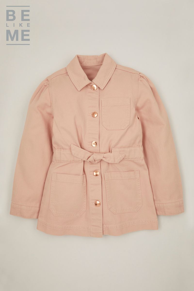 Be Like Me Pink Denim Shacket 3-14yrs
