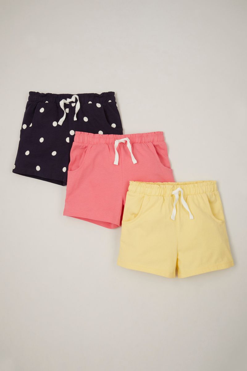 3 Pack Spot Jersey Shorts
