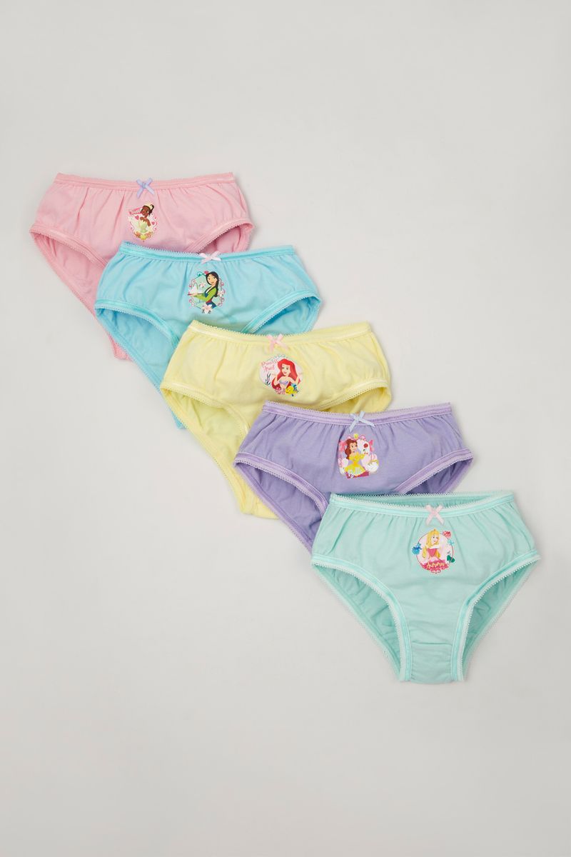 5 Pack Disney Princess Briefs