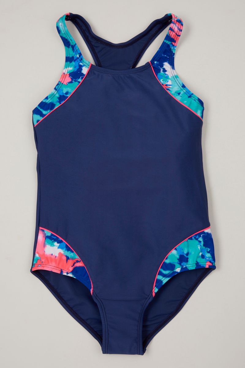 Navy Tie Dye swimsuit