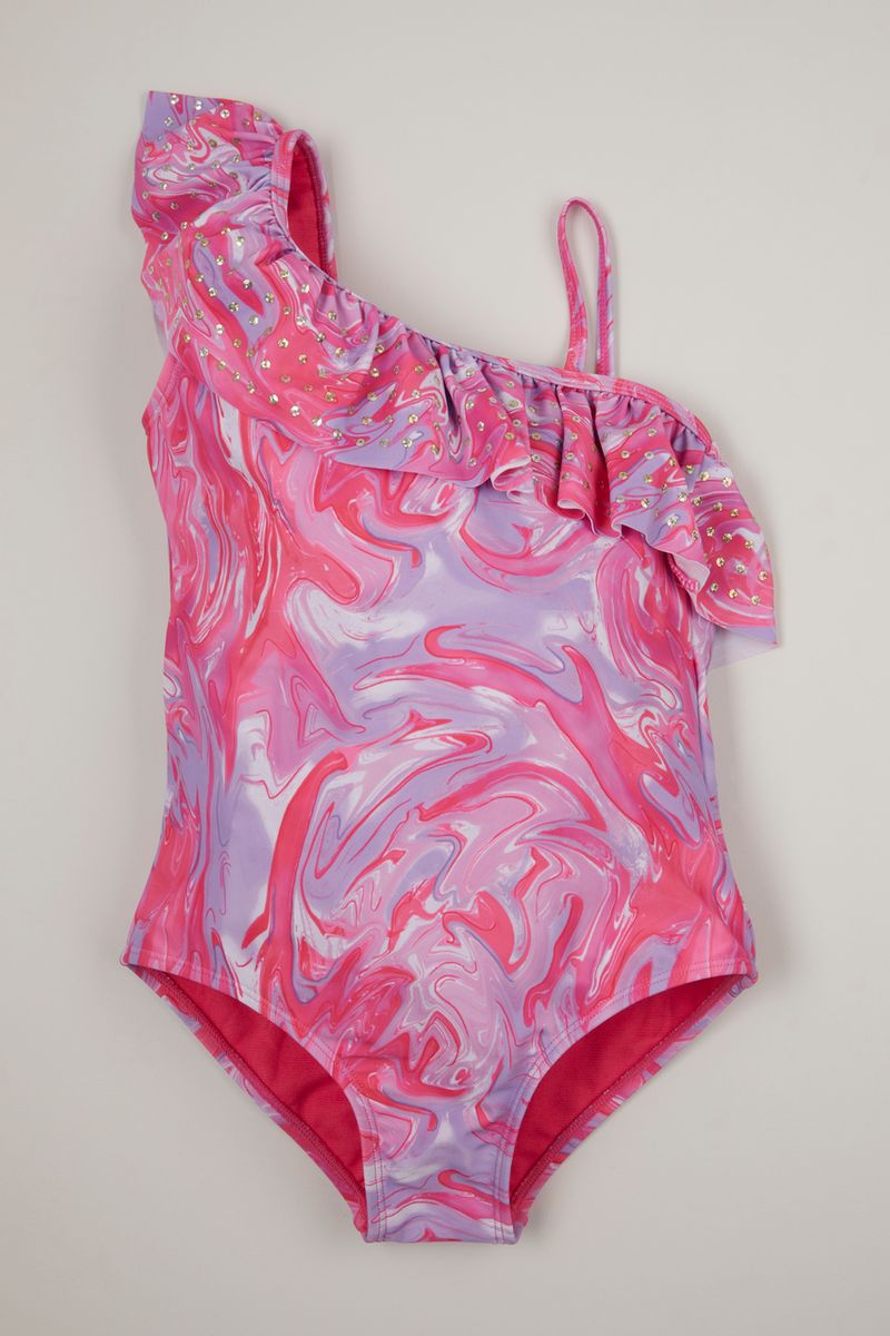 Pink Tie Dye swimsuit