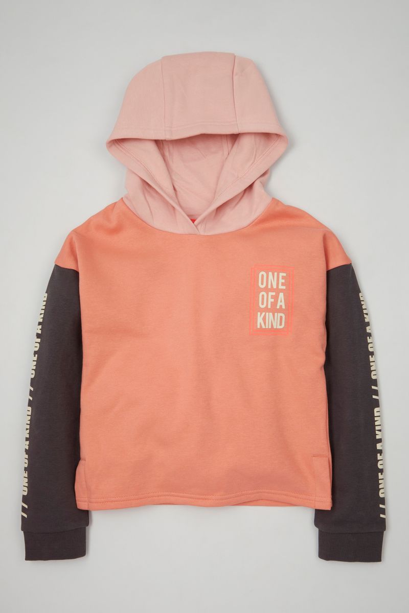 One of a Kind Colour Block Hoodie
