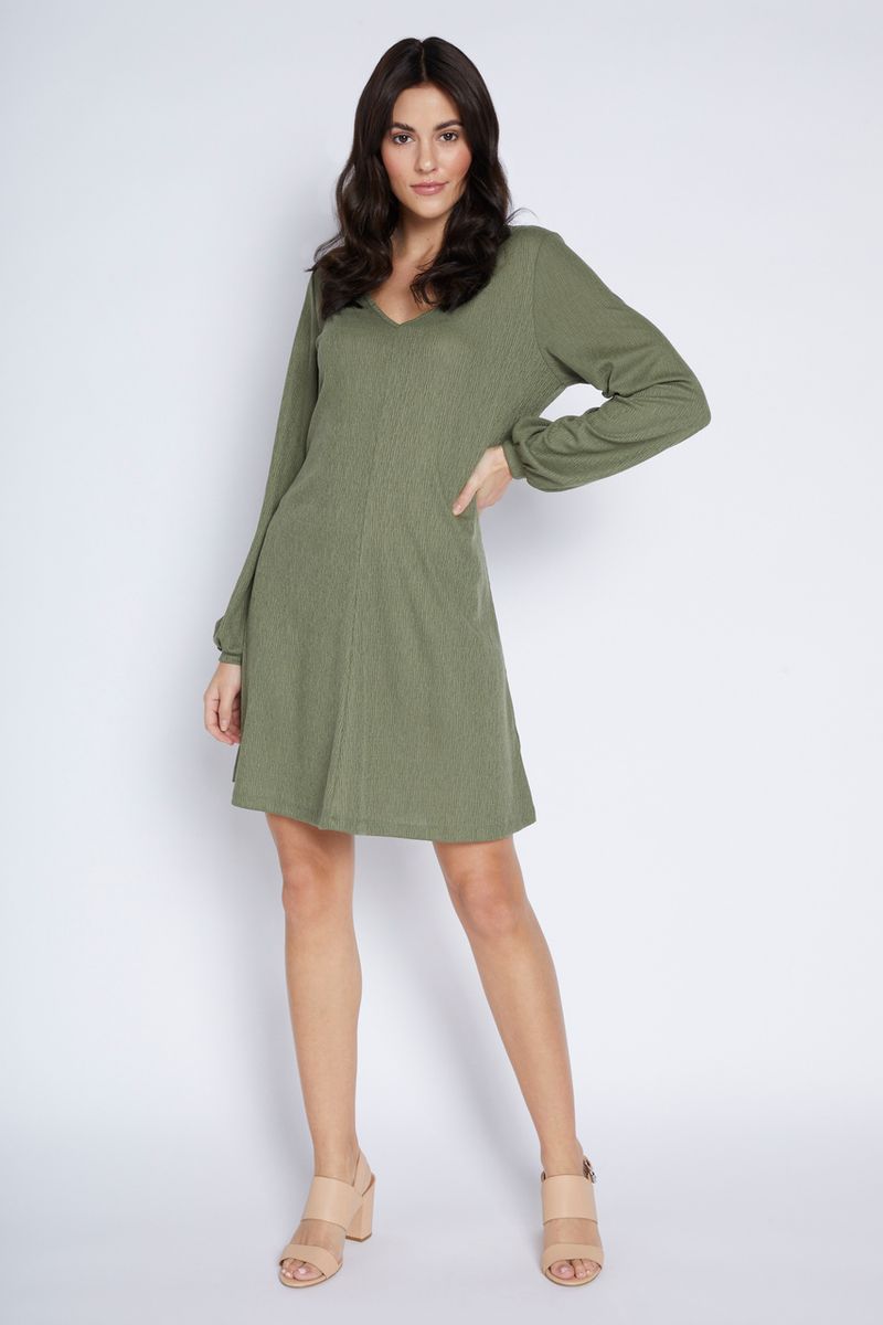 Khaki Swing Dress