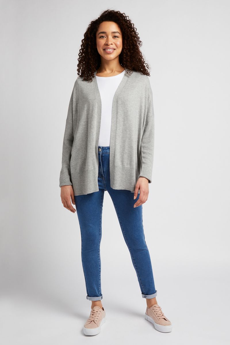Grey Marl Cardigan
