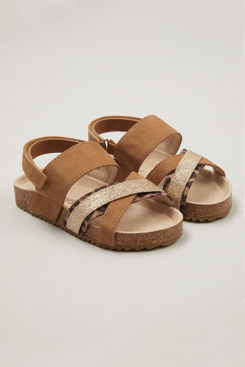Animal Glitter Sandals
