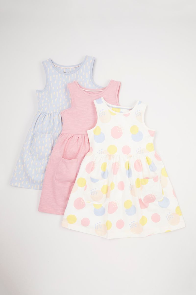 3 Pack Abstract Jersey Dresses