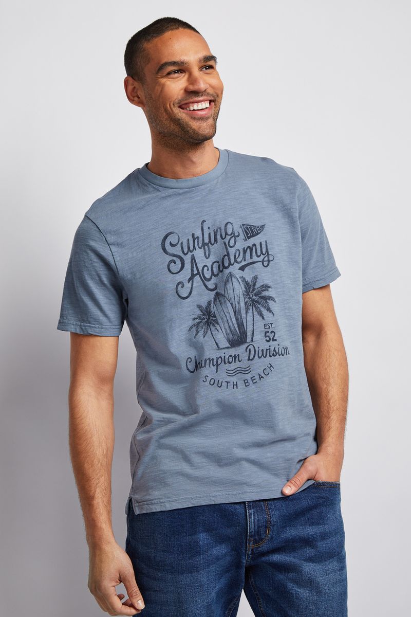 Navy Surf Academy T-Shirt