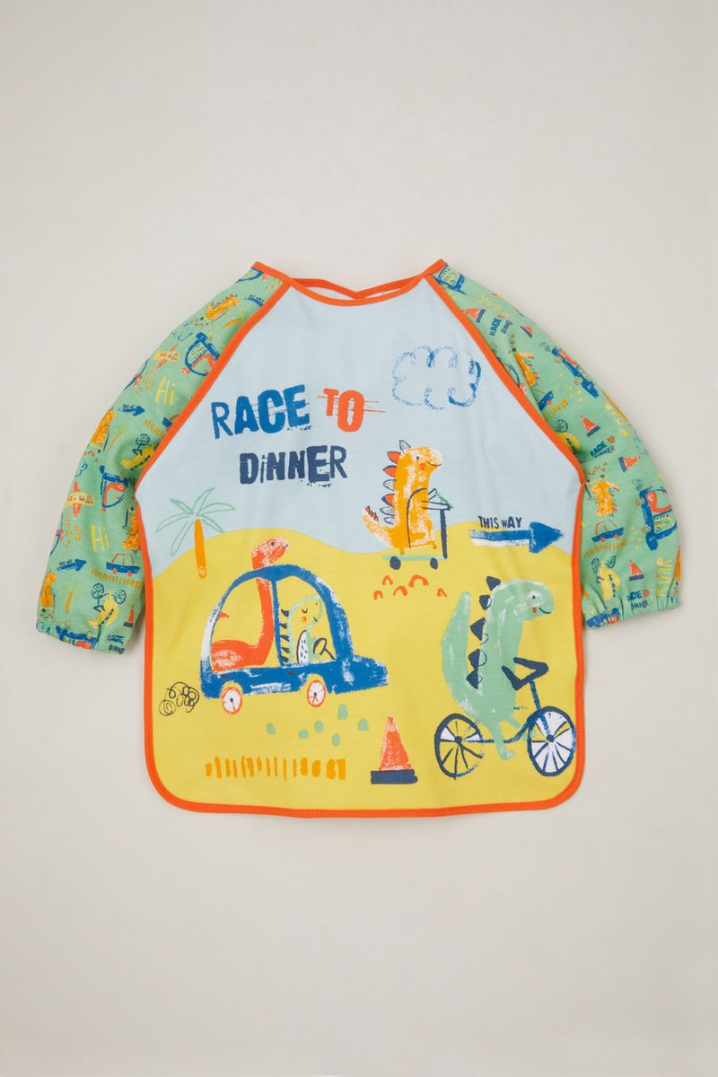 Race to Dinner Coverall bib