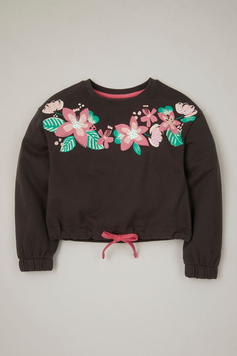 Flower Print sweatshirt