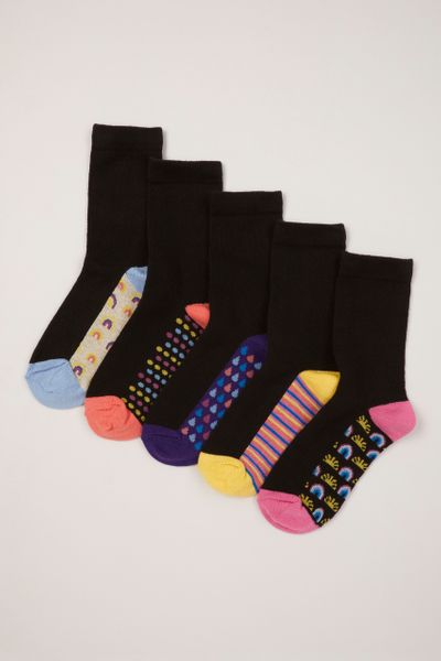5 Pack Rainbow Socks