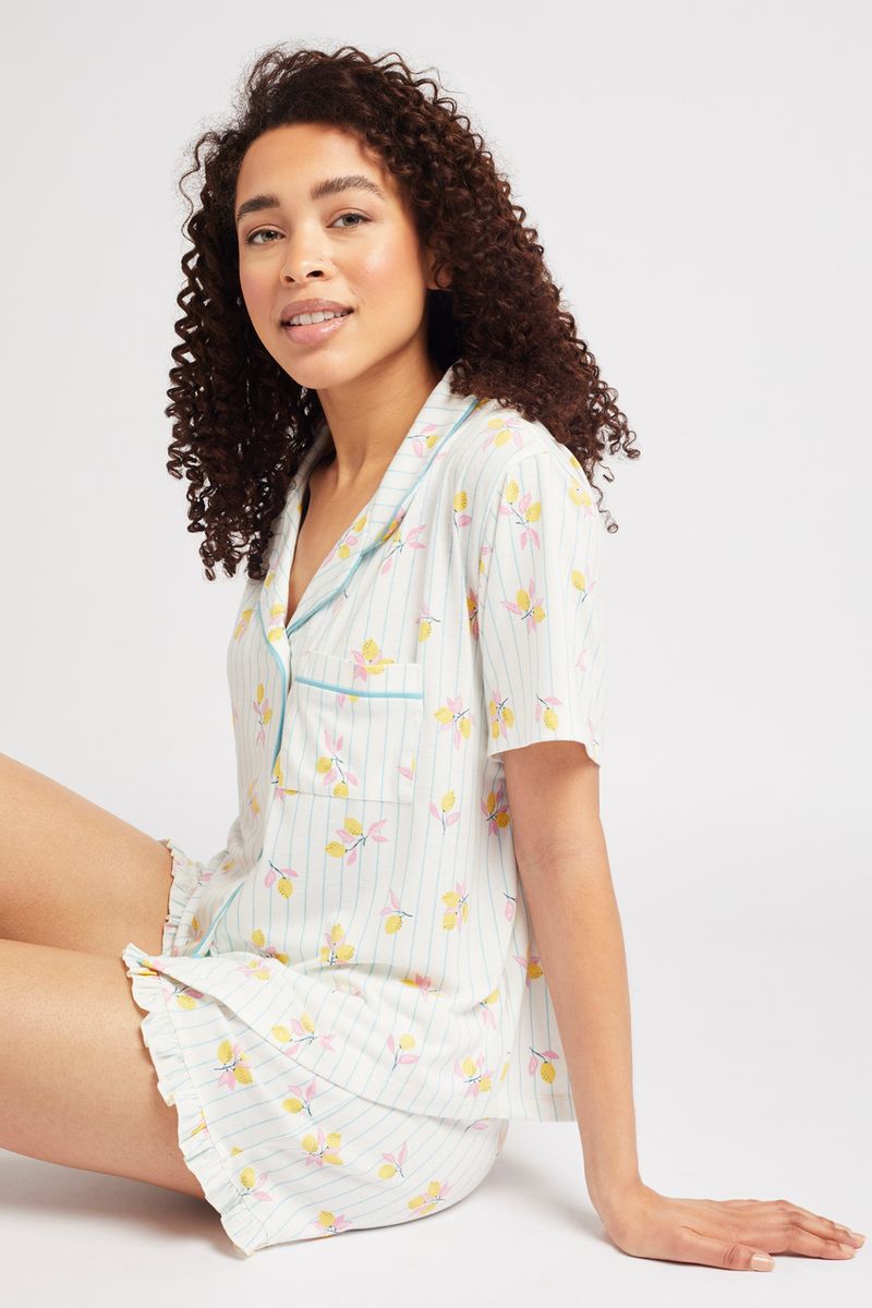Lemon Traditional Pyjamas