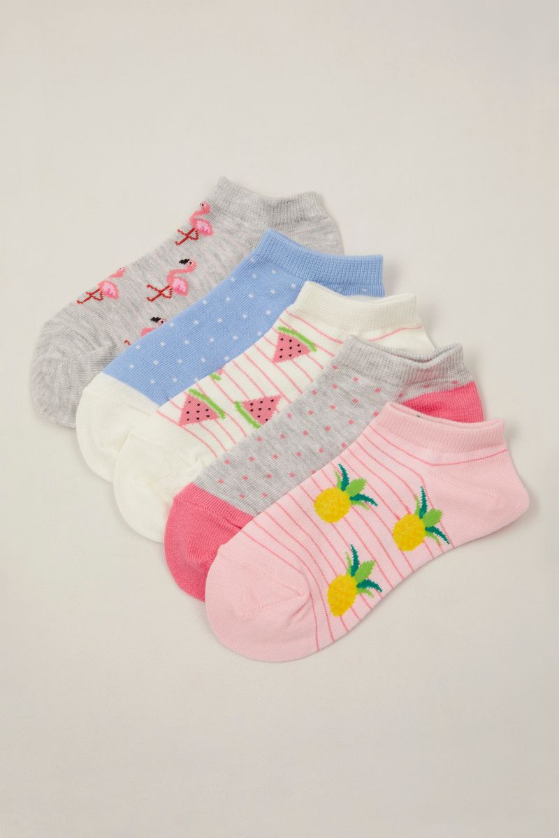 5 Pack Flamingo Trainer Liners