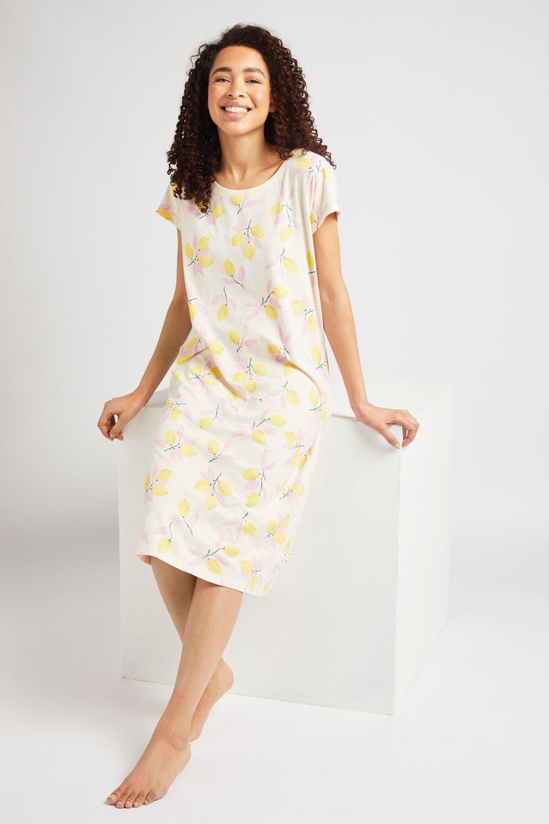 Lemon Print Nightie