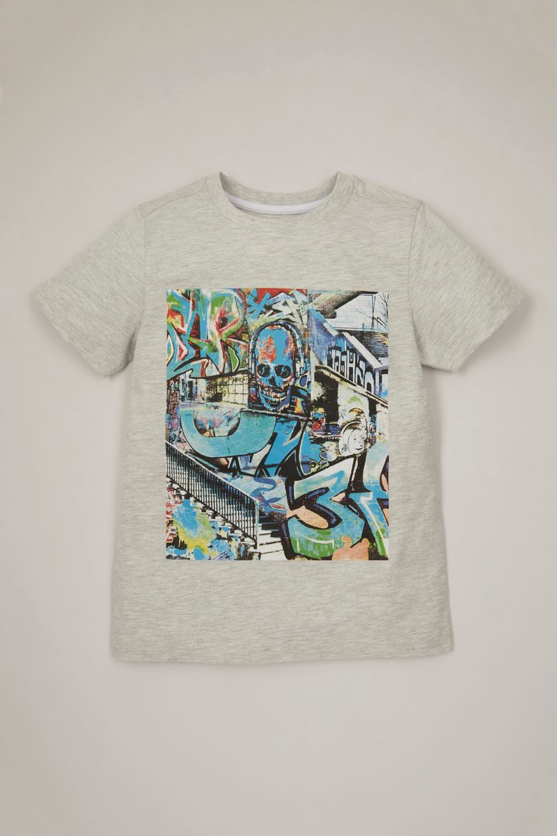Graffiti Photographic Short Sleeve T-shirt