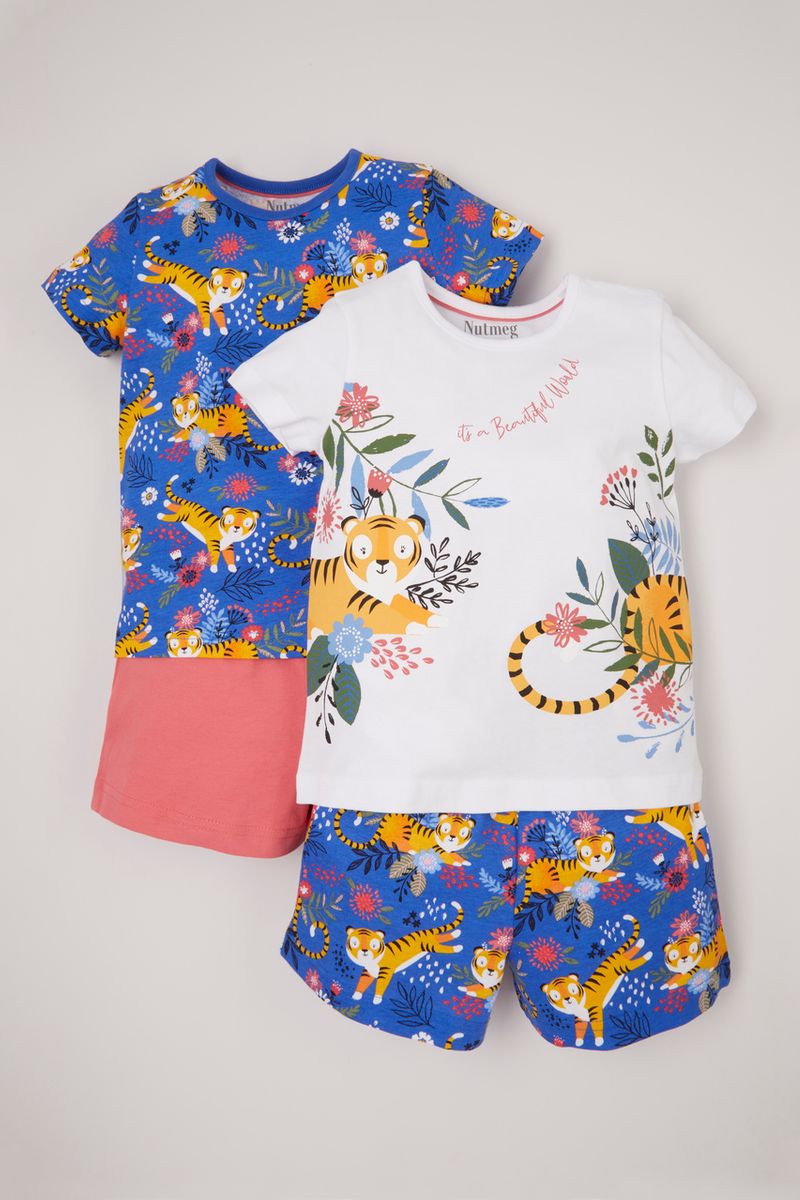 2 Pack Tiger Pyjamas