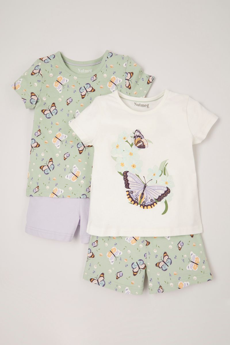 2 Pack Butterfly Pyjamas