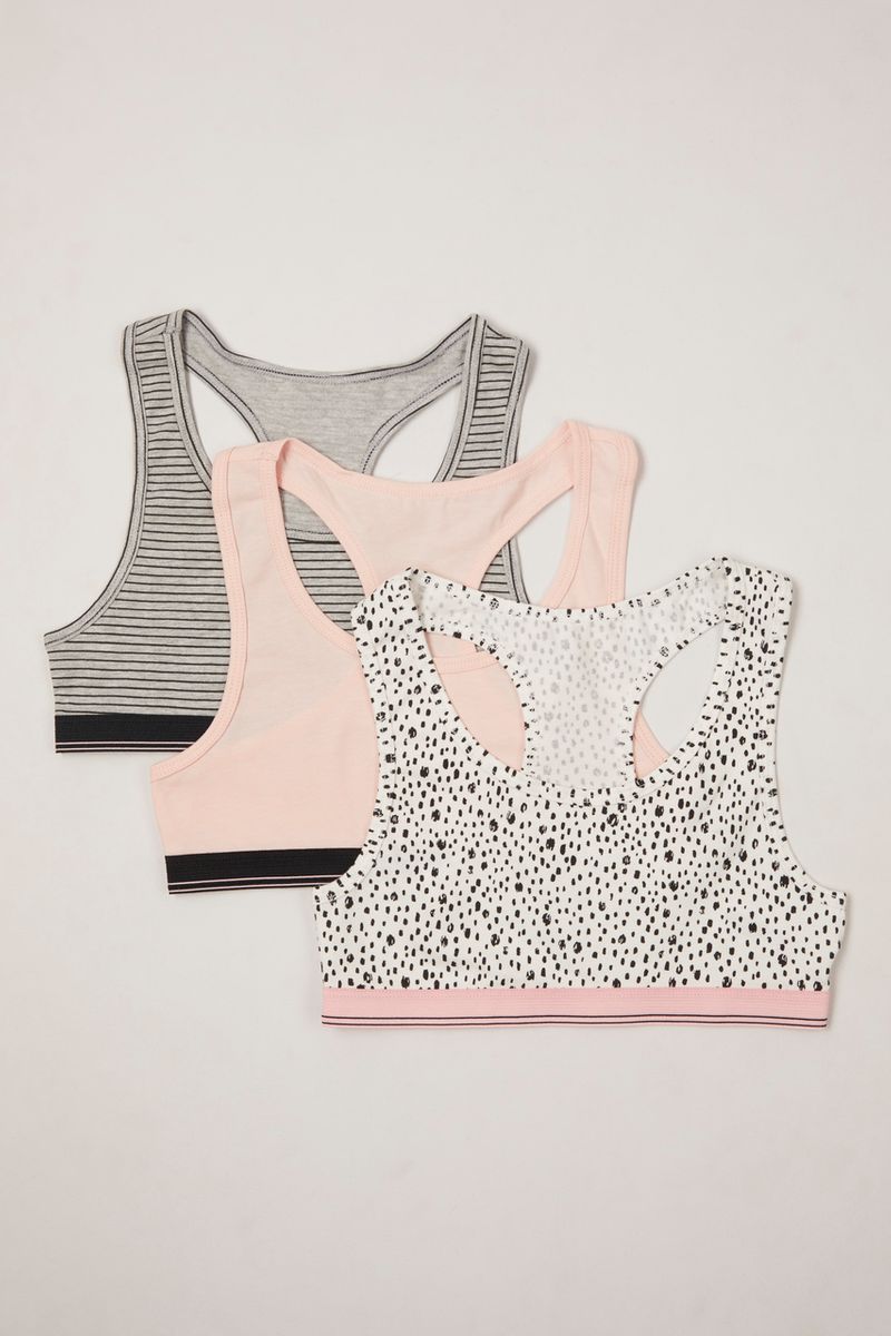 3 Pack Sports Crop Tops