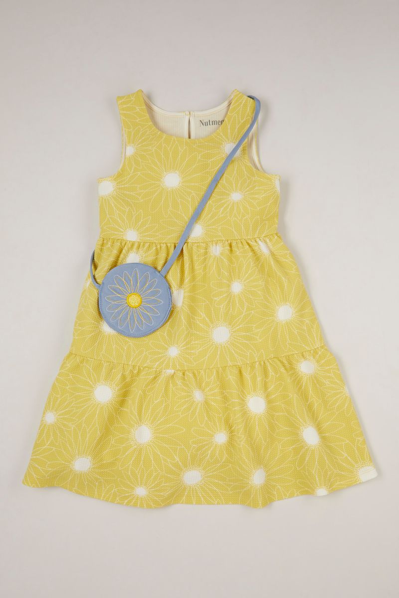 Sunflower Dress with Bag