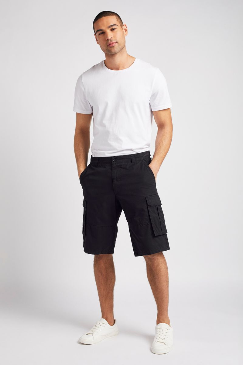 Black Cargo Shorts