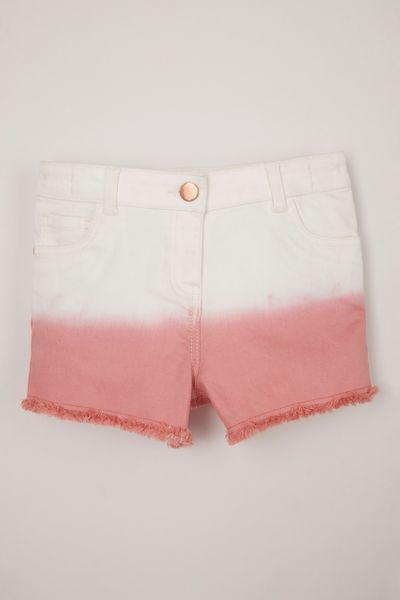 Pink Dip Dye Shorts