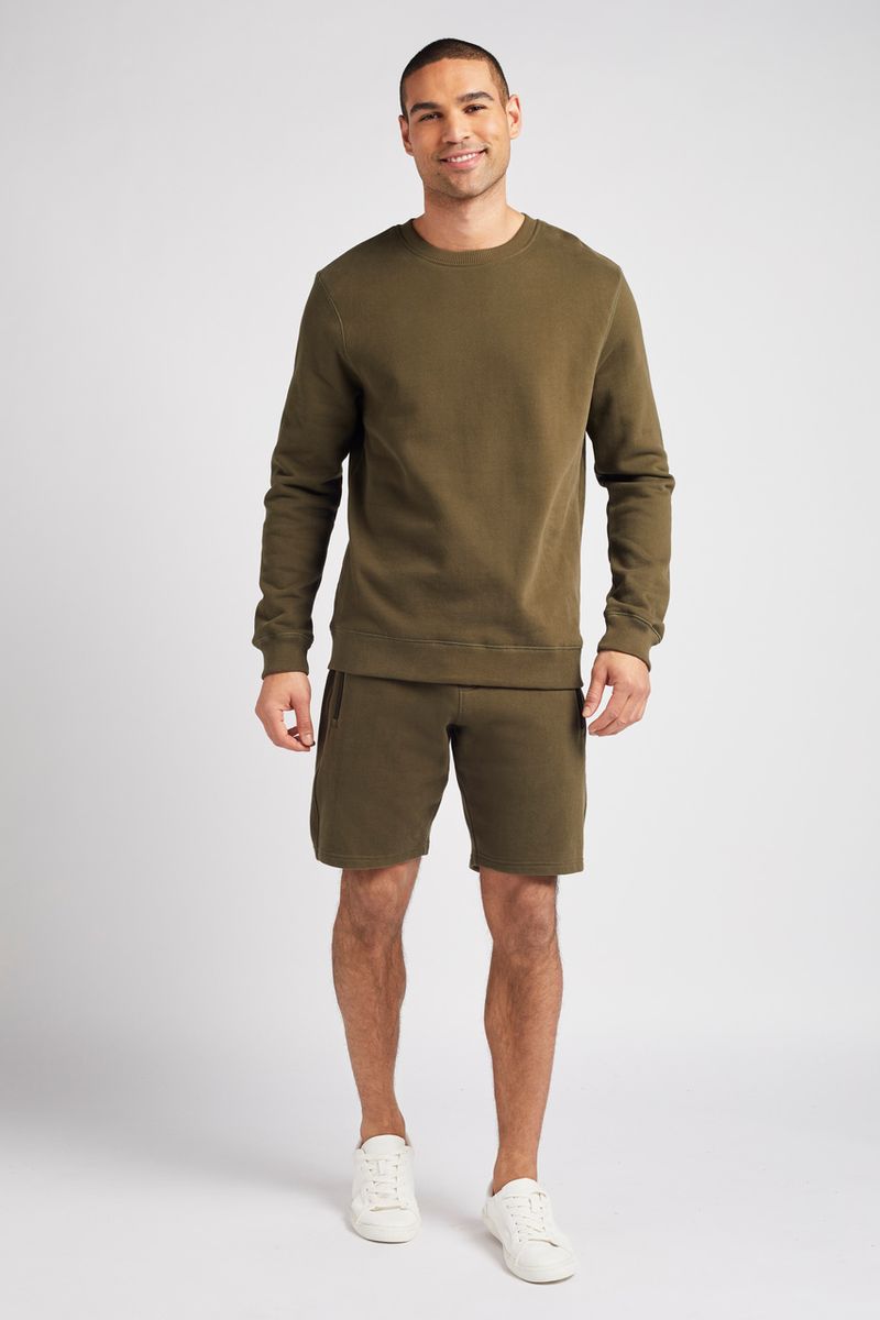 Khaki Sweat shorts