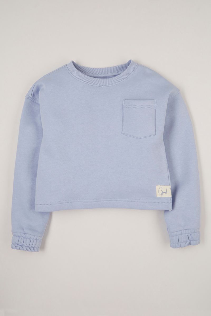 Blue Good Vibes sweatshirt