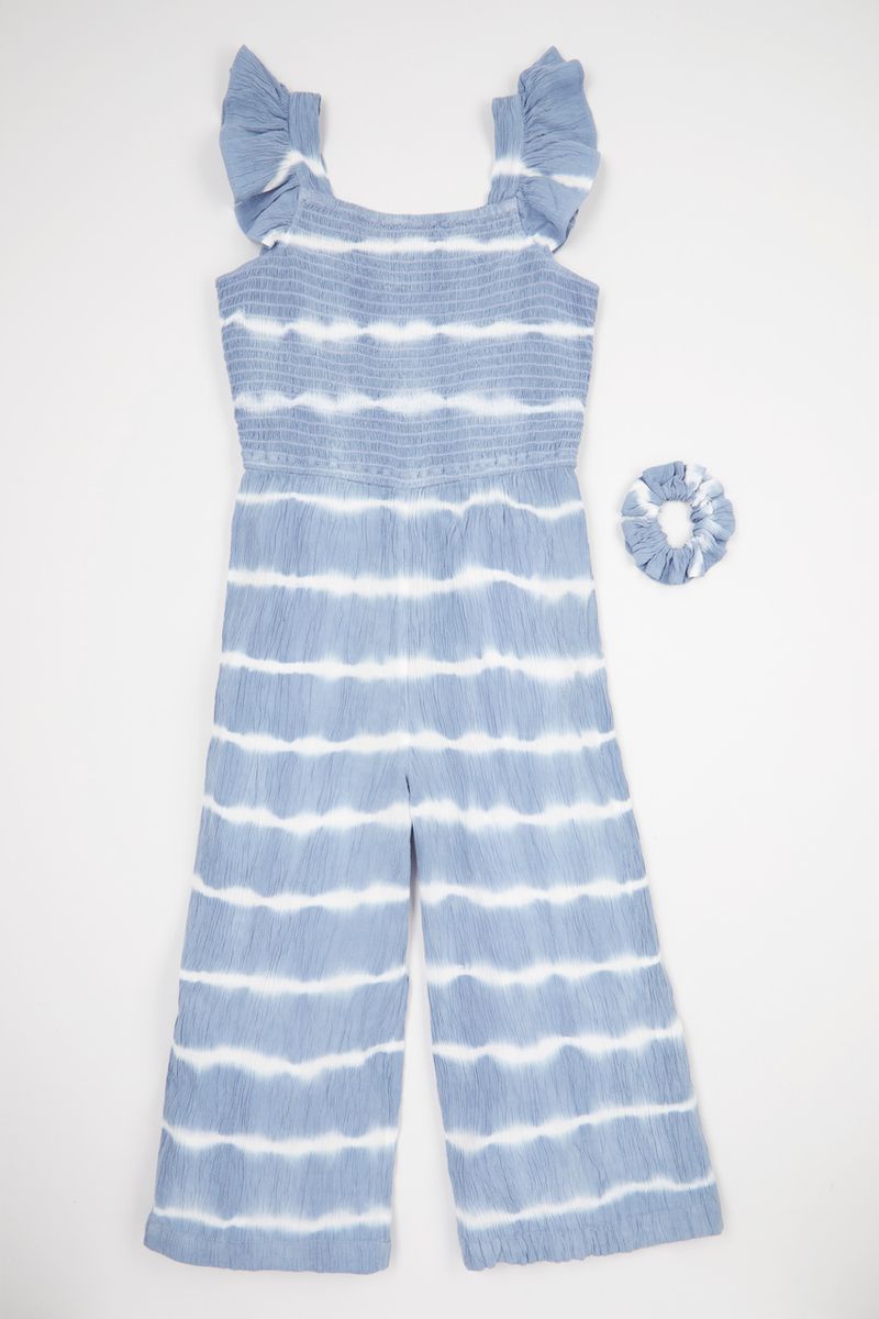 Tie Dye Jumpsuit & scrunchie