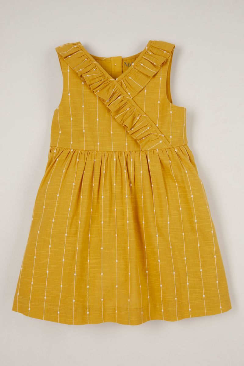 Ochre Spot Dress