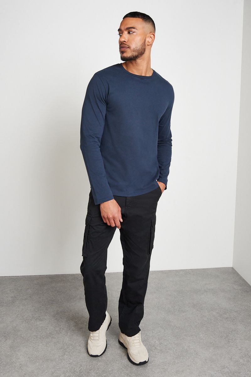 Navy Long Sleeve top