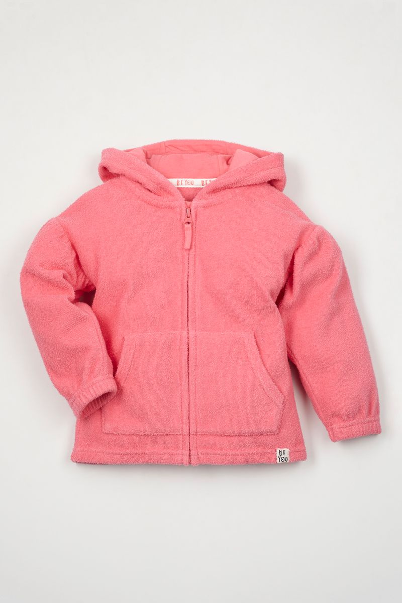 Pink Be You Toweling hoodie