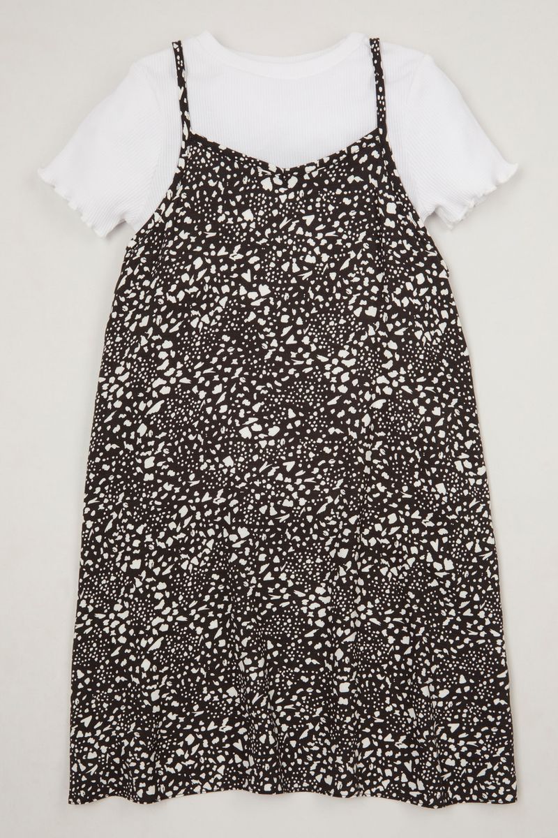 Flower Dress & T-Shirt