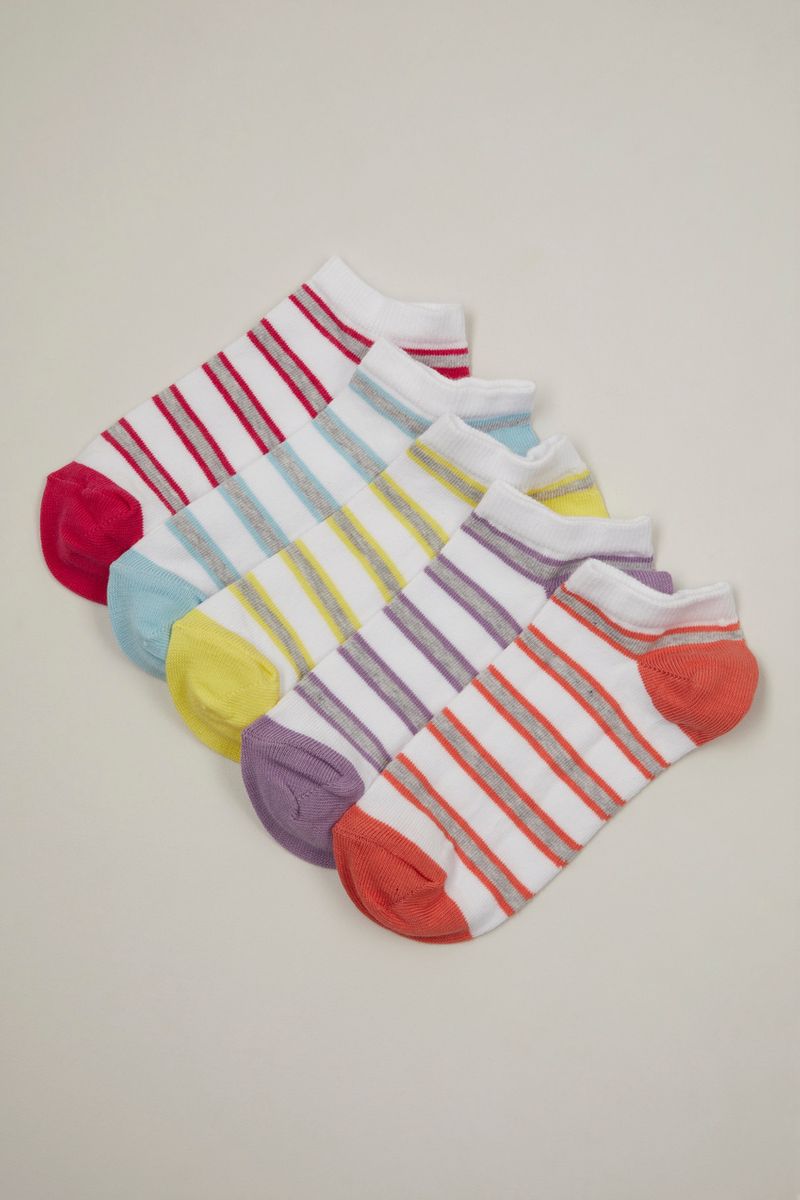 5 Pack Stripe Trainer Liners