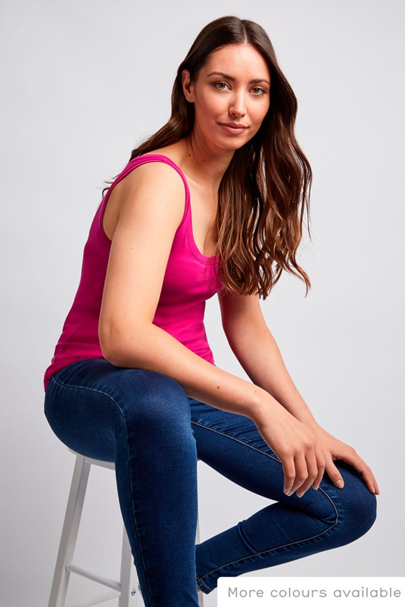 Basic Fuchsia Pink vest