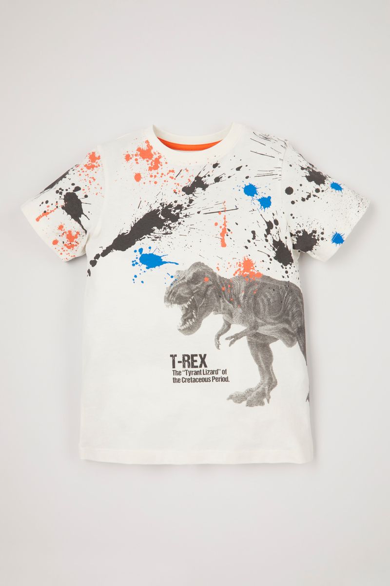 Paint Splatter Dinosaur T-shirt