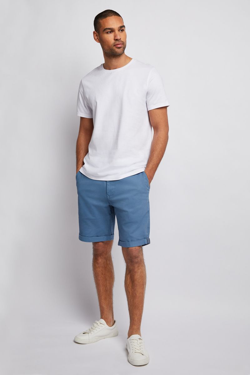 Blue Chino Shorts