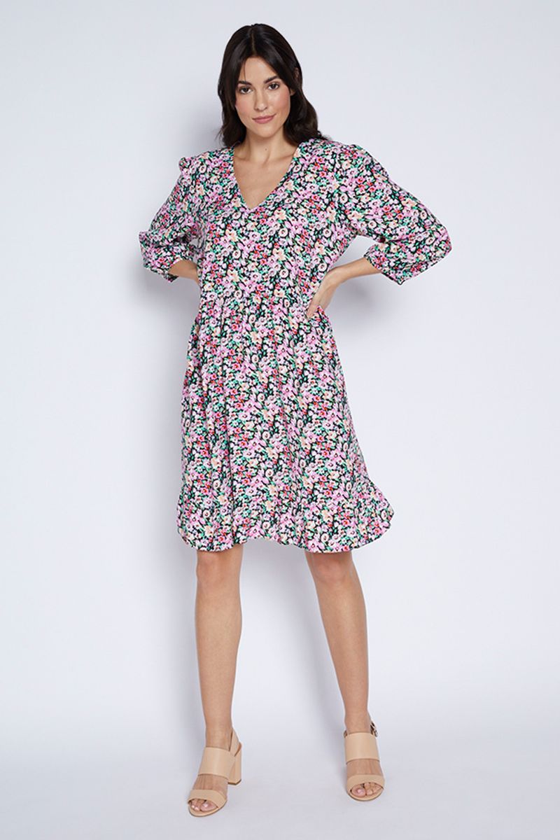 Floral Smock Dress