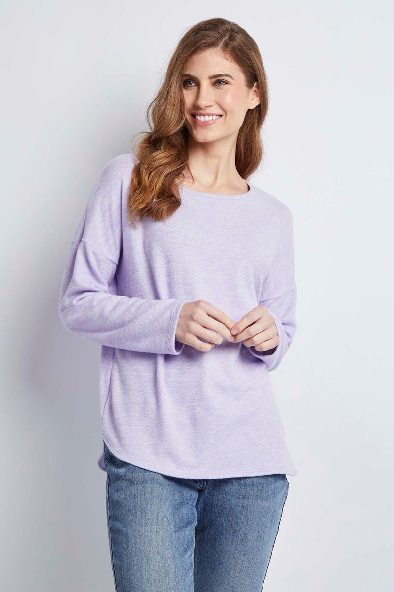 Lilac Cosy Top