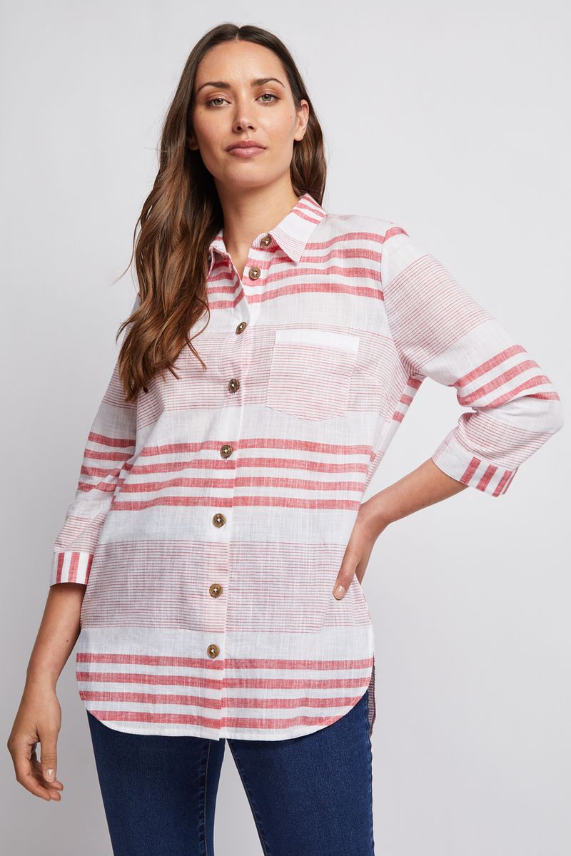 Red Stripe Shirt