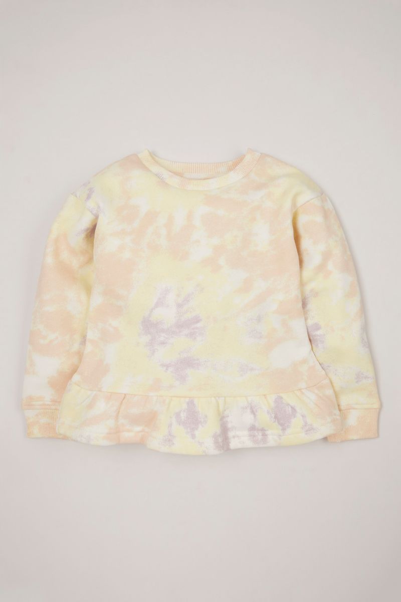 Yellow Tie Dye Sweatshirt