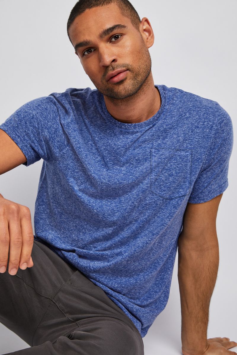 Cobalt Blue Marl T-Shirt