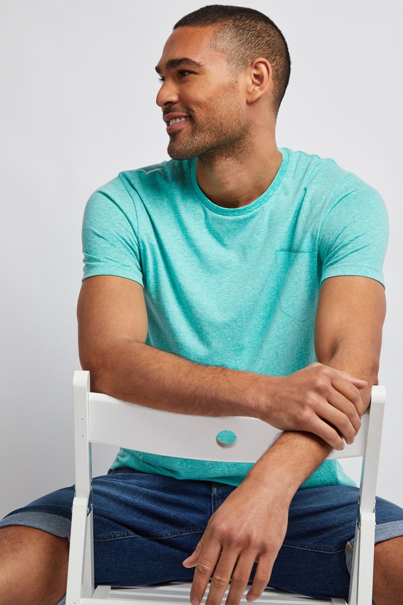 Green Marl T-Shirt