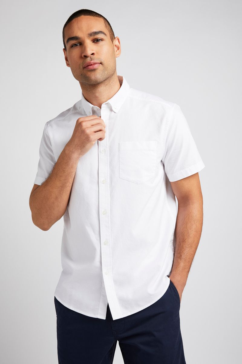 White Oxford Short Sleeve shirt