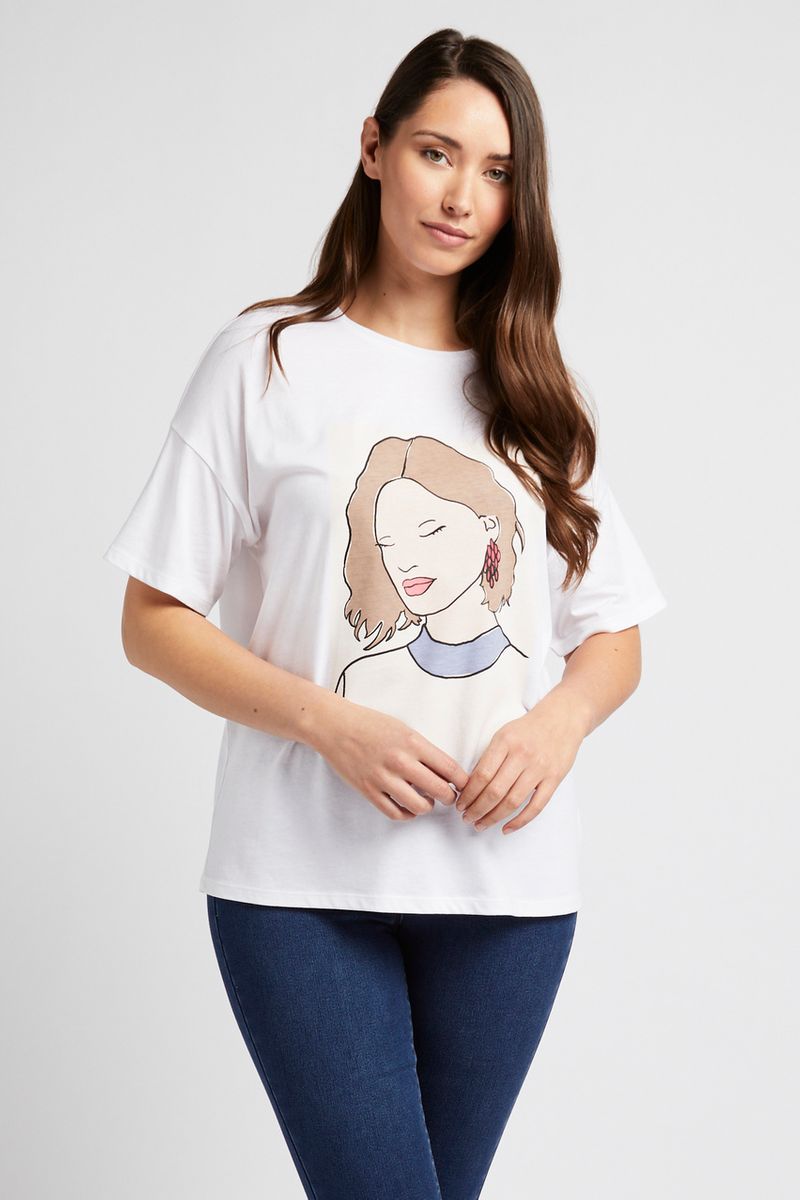 Woman Illustration T-shirt