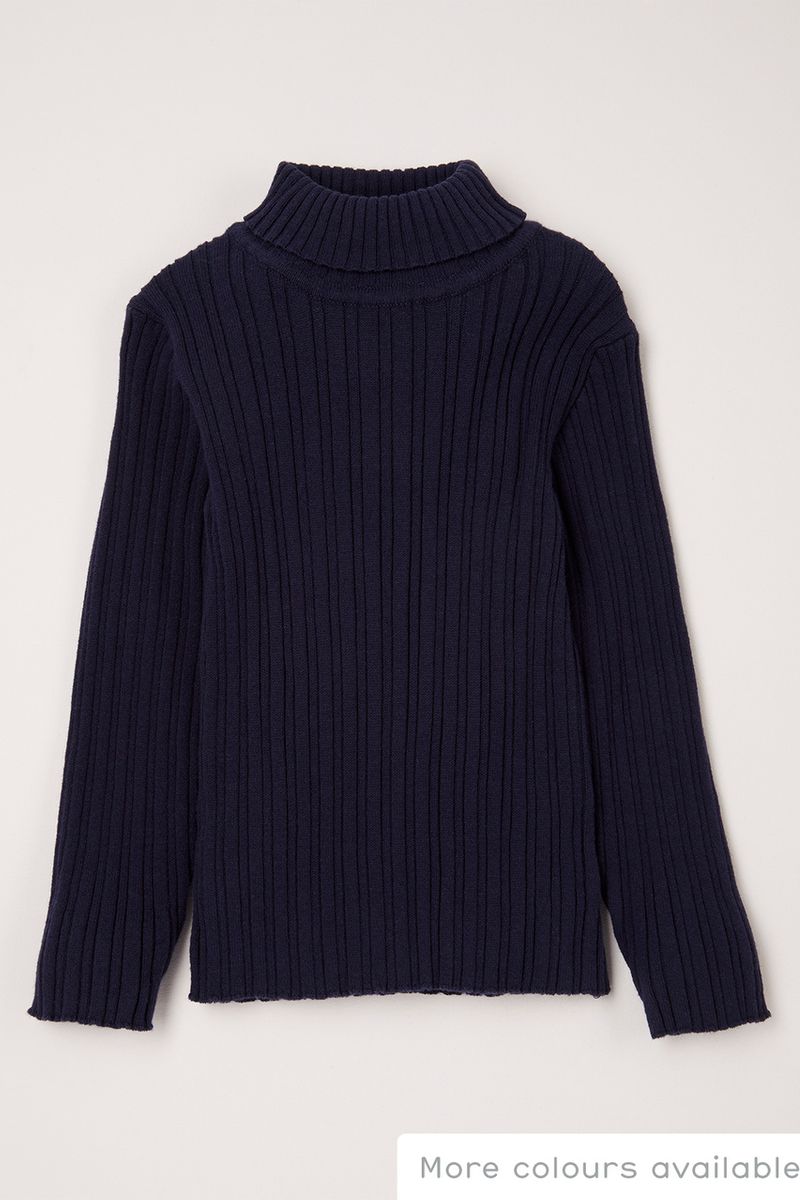 Navy Turtle neck jumper