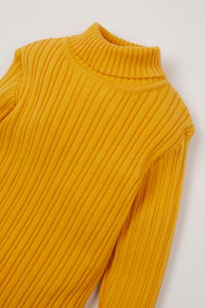 Mustard Turtle Neck Jumper - Nutmeg