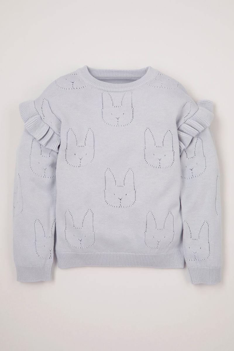 Bunny Pointelle Jumper