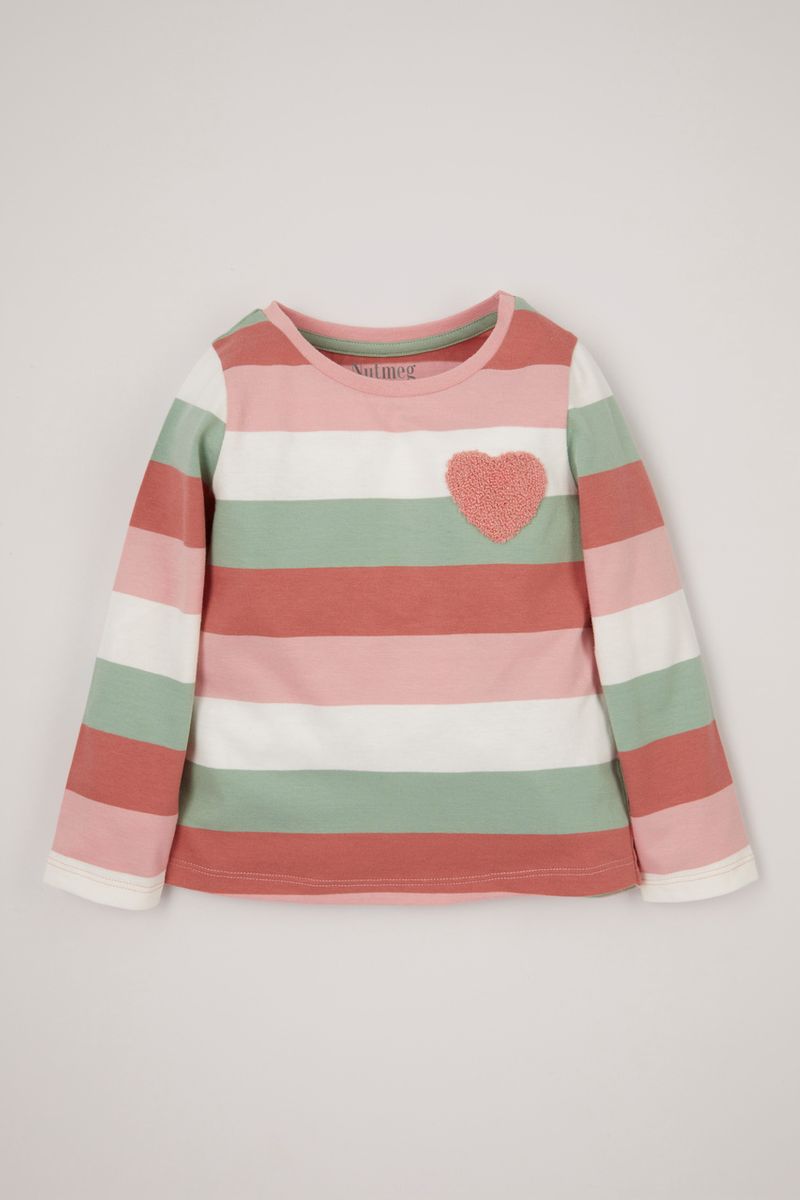Heart Stripe T-Shirt 1-10yrs